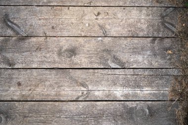 Arka plan olarak kullanılan eski, grunge ahşap paneller