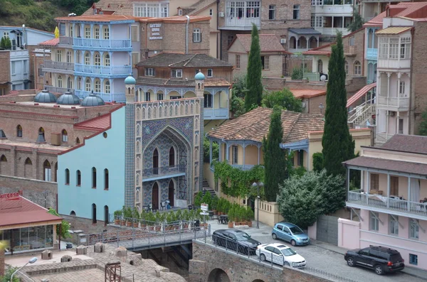 Tbilisi Capital Georgia June 2020 View Old City Historical Part — Stock Photo, Image