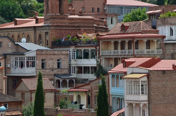 Tbilisi Capital Georgia June 2020 View Old City Historical Part — Stock Photo, Image