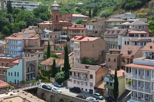 Tbilisi Capital Georgia June 2020 View Old City Historical Part — Stock Photo, Image