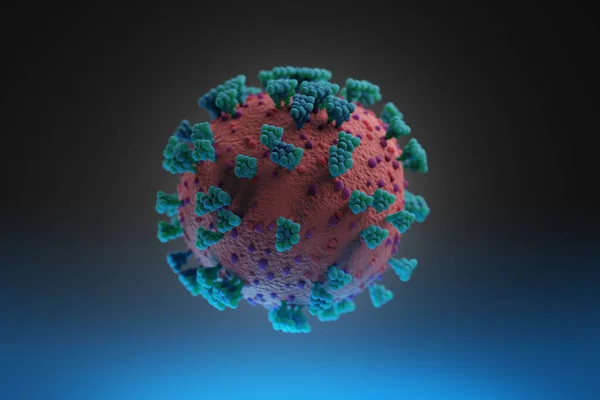 Virus Pathogènes Causant Une Infection Chez Organisme Hôte Éclosion Maladie — Photo