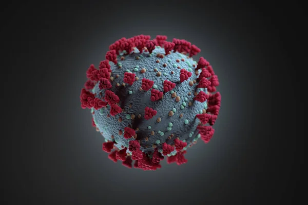 Virus Pathogènes Causant Une Infection Chez Organisme Hôte Éclosion Maladie — Photo