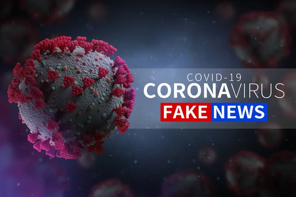 3D illustration of corona virus coronavirus COVID-2019 in microscope