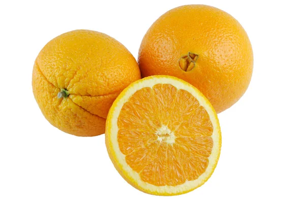 taze turuncu beyaz arkaplanda izole