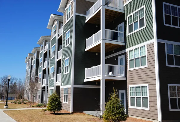 Yeni apartmanın perspektif görüntüsü