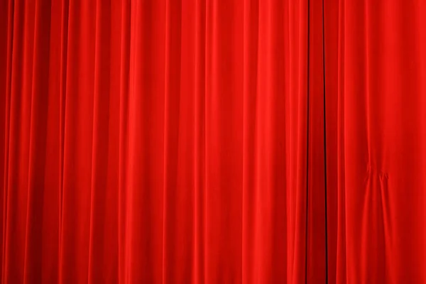 red stage curtain background for design