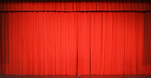 red stage curtain background for design