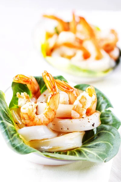 Shrimp Squid Salad — Stock Photo, Image