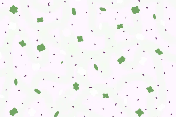 浅绿色和浅粉色背景 绿色抽象数字 — 图库照片