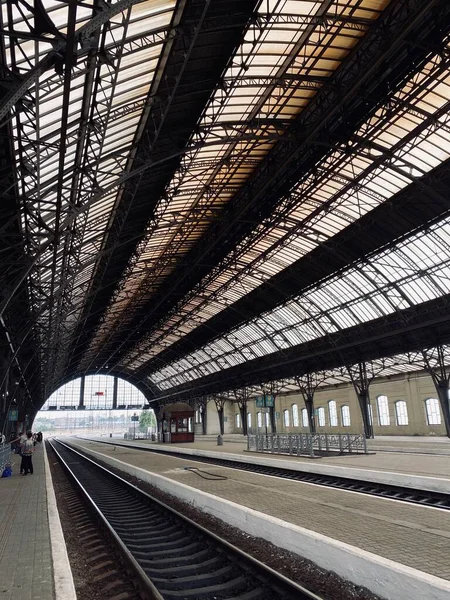 Bahnhof Morgen — Stockfoto