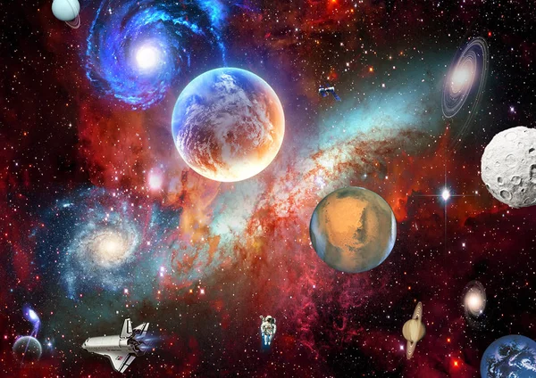 gece gökyüzü , bulutsu , yıldız , ay 