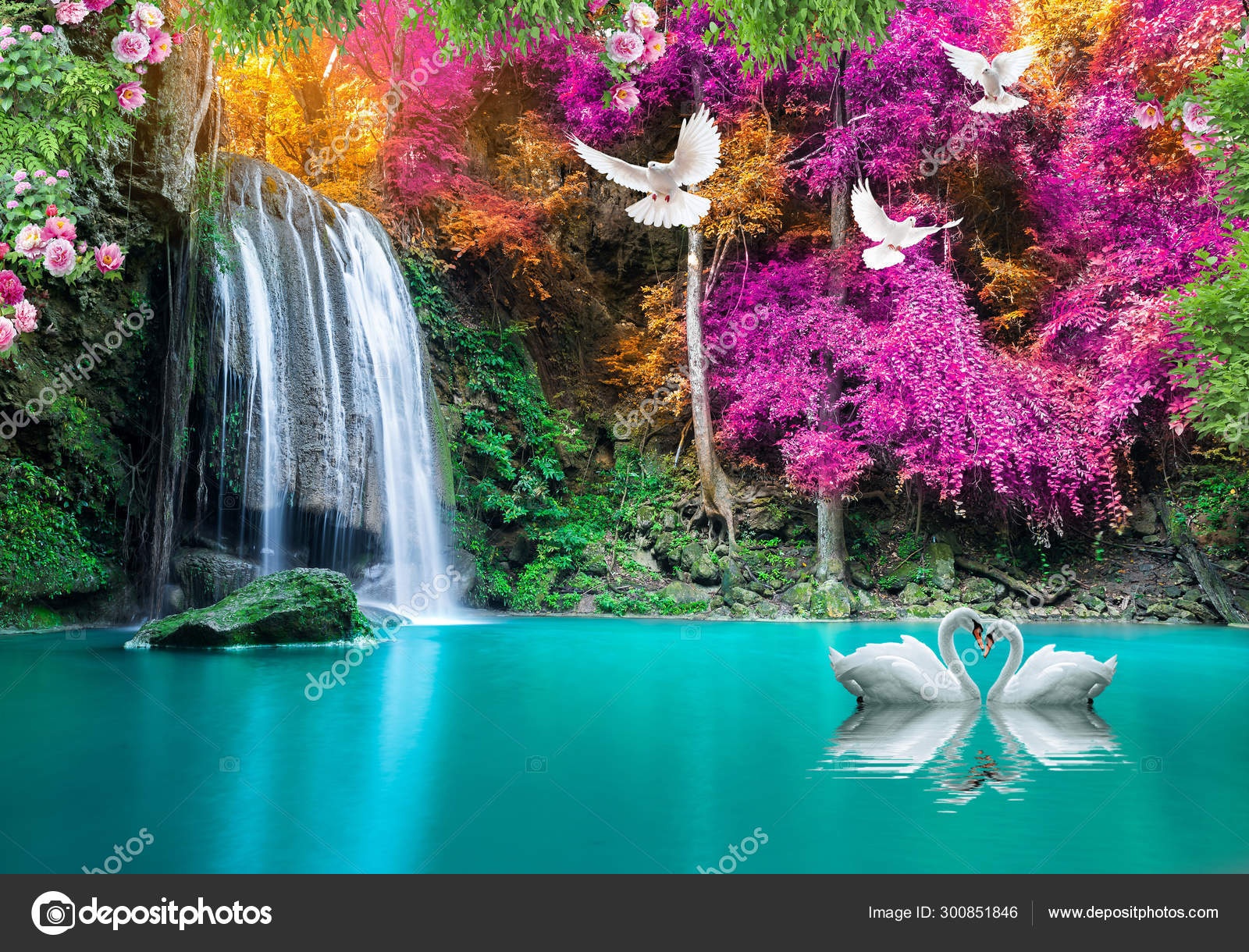 Amazing Natural Wallpaper Background Stock Photo by ©Zevahir 300851846