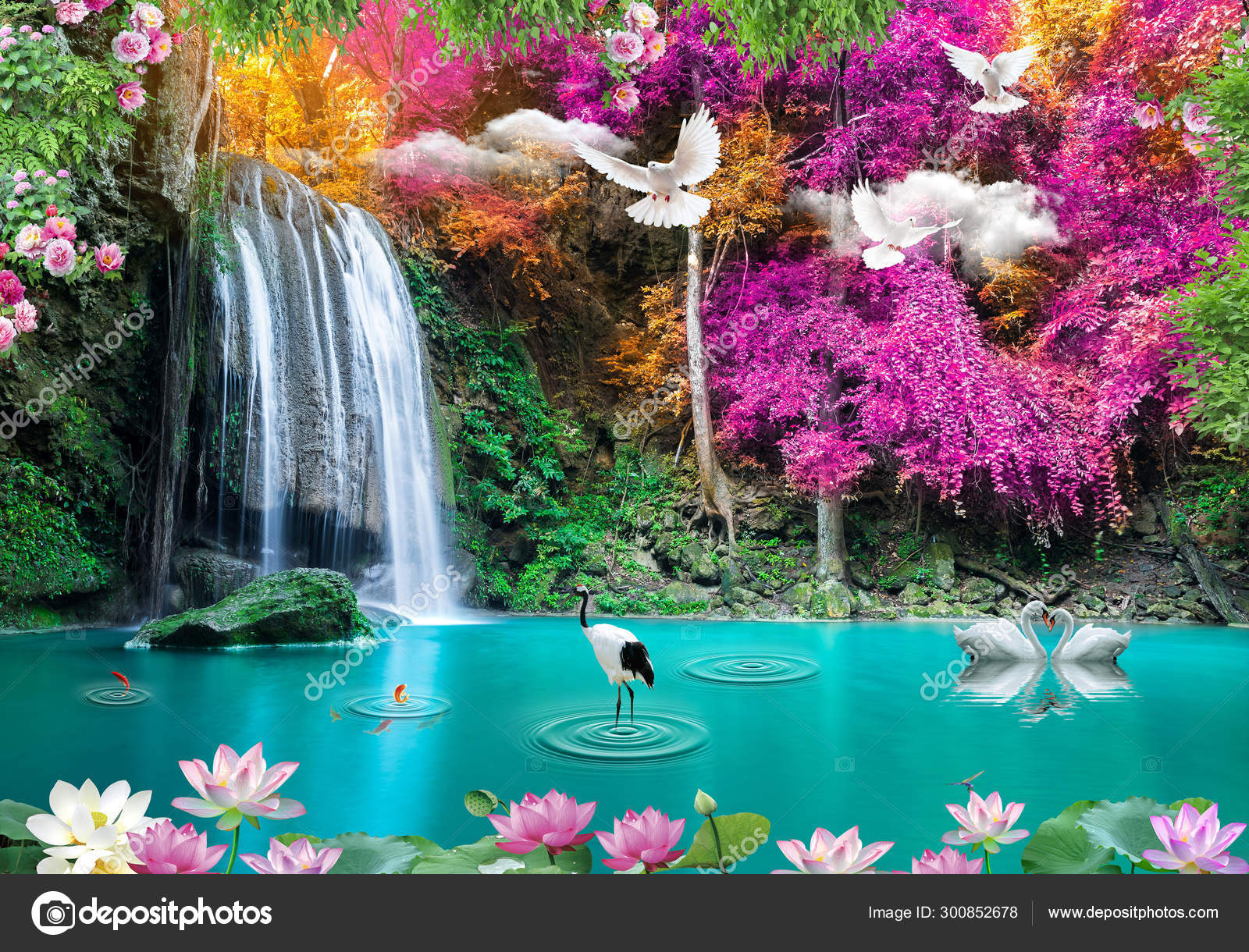 Amazing Natural Wallpaper Background Stock Photo by ©Zevahir 300852678