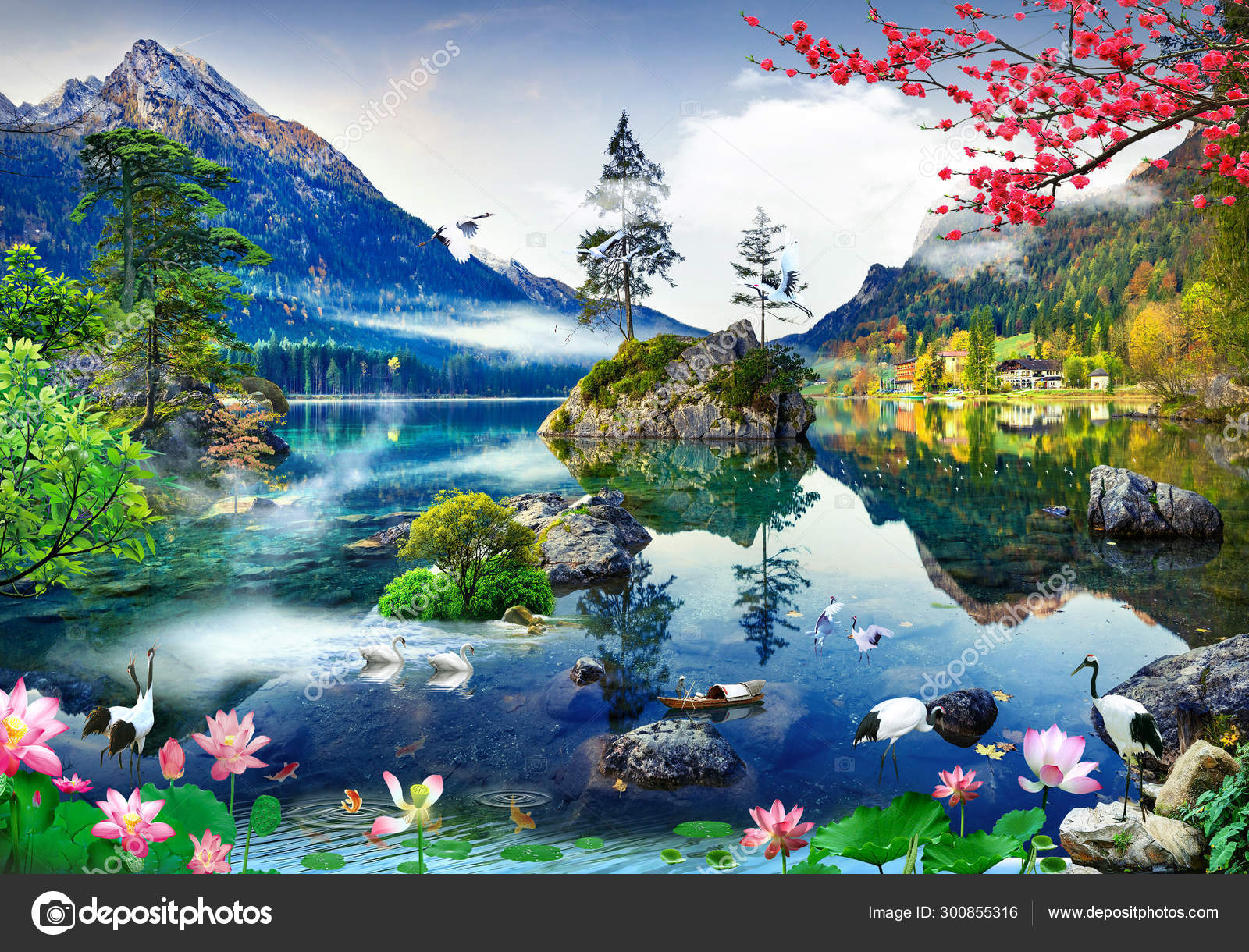 3d素晴らしい自然な壁紙と背景 ストック写真 C Zevahir