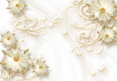 3d duvar kağıdı dekoratif arka plan