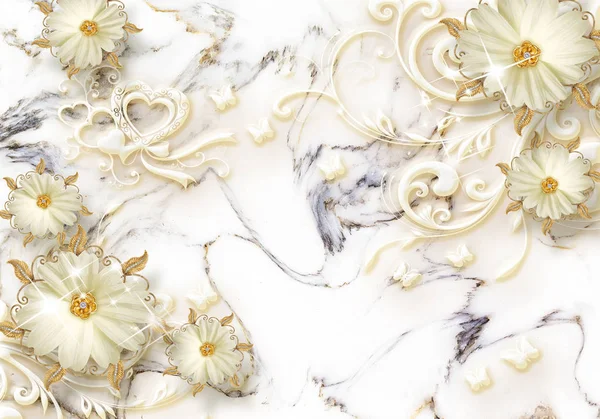 3d duvar kağıdı dekoratif arka plan