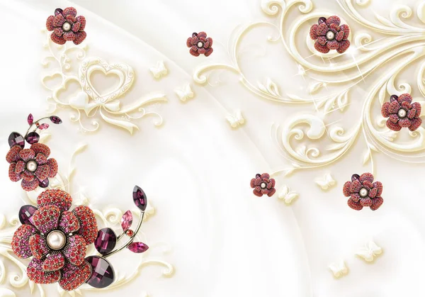 3d duvar kağıdı dekoratif arka plan