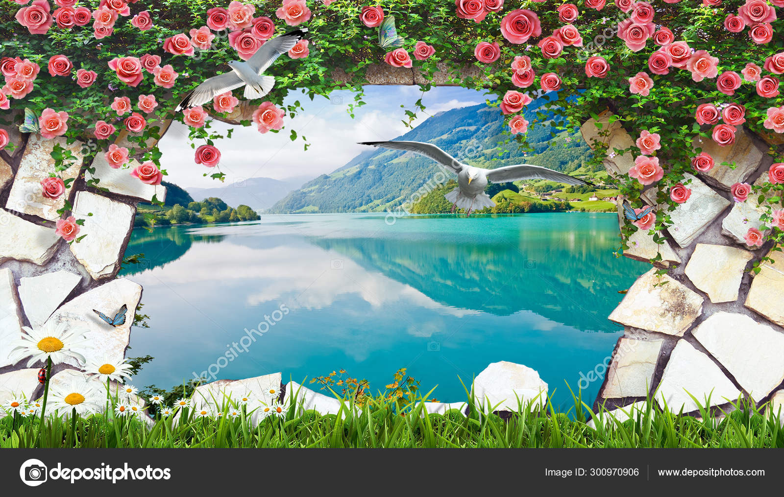 Amazing Natural Wallpaper Background Stock Photo by ©Zevahir 300970906