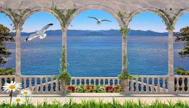 3d şaşırtıcı doğal duvar kağıdı ve arka plan