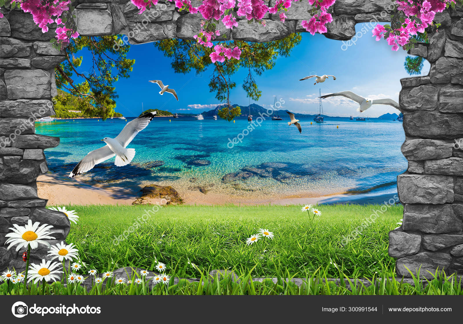 Amazing Nature Background Wallpaper Stock Photo by ©Zevahir 300991544