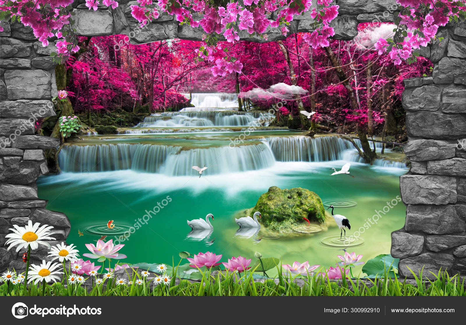 Amazing Nature Background Wallpaper Stock Photo by ©Zevahir 300992910