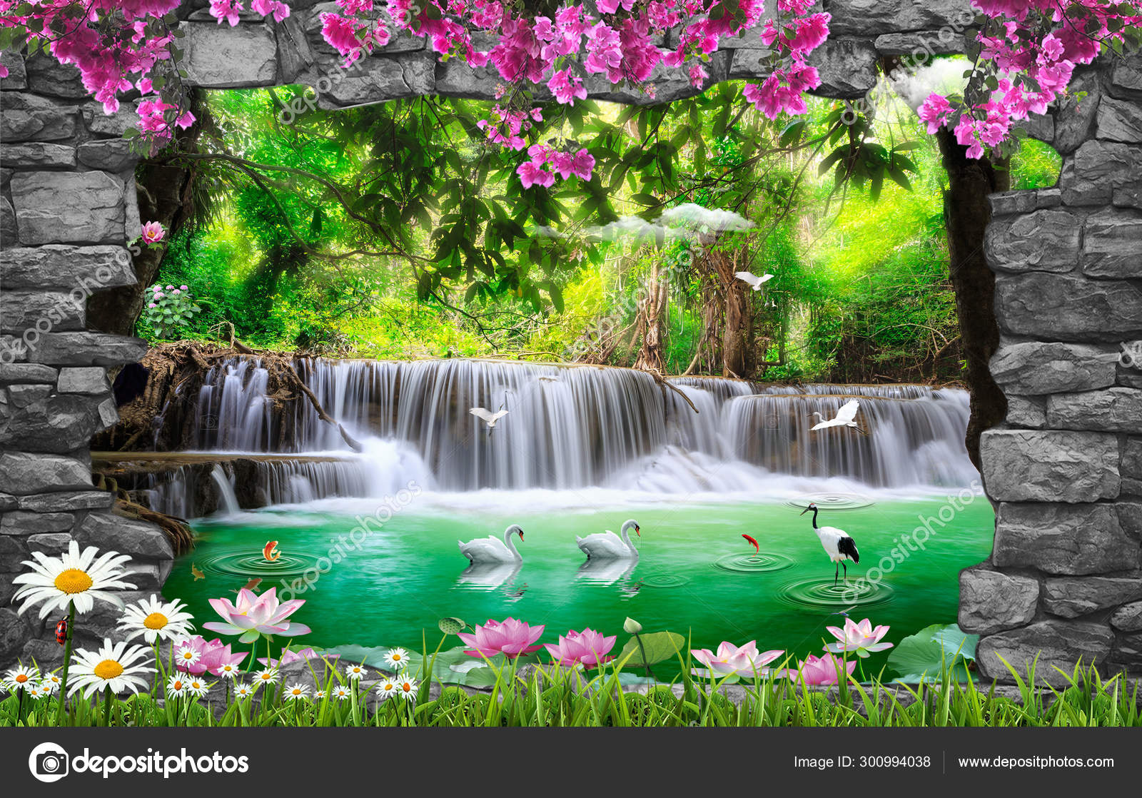 Amazing Nature Background Wallpaper Stock Photo by ©Zevahir 300994038