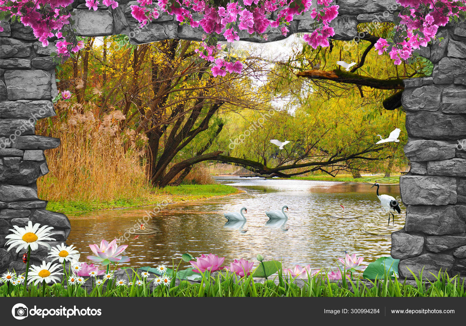 Amazing Nature Background Wallpaper Stock Photo by ©Zevahir 300994284
