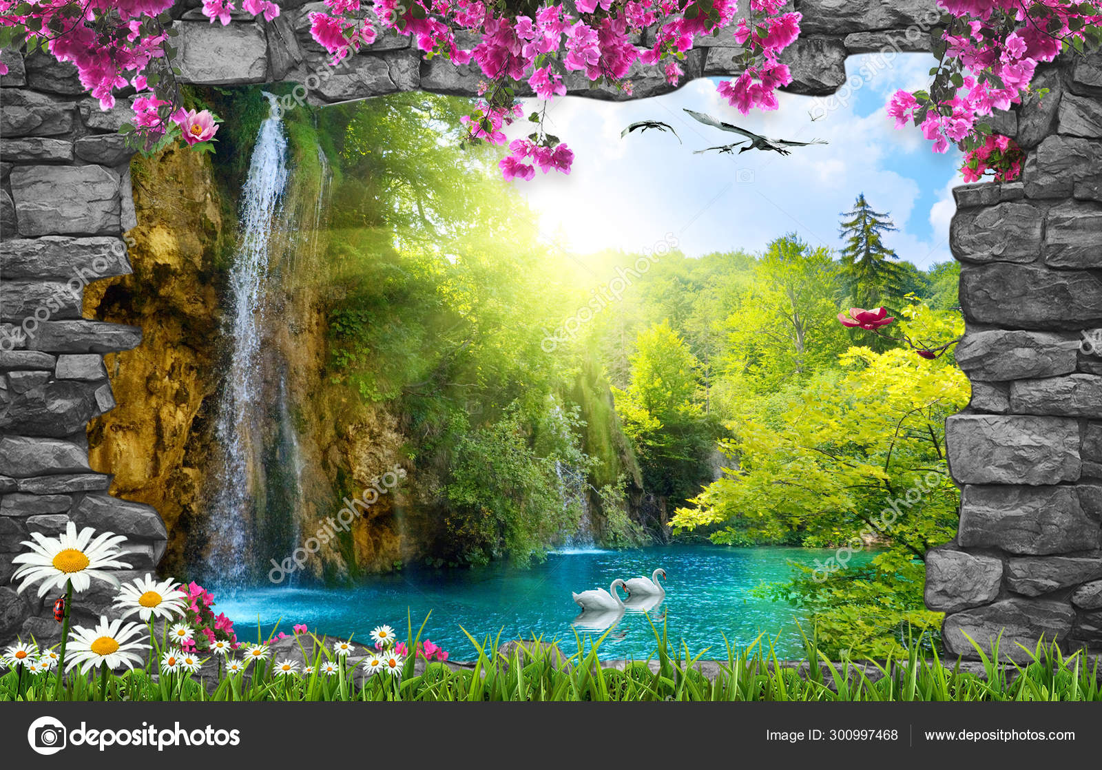 Amazing Nature Background Wallpaper Stock Photo by ©Zevahir 300997468