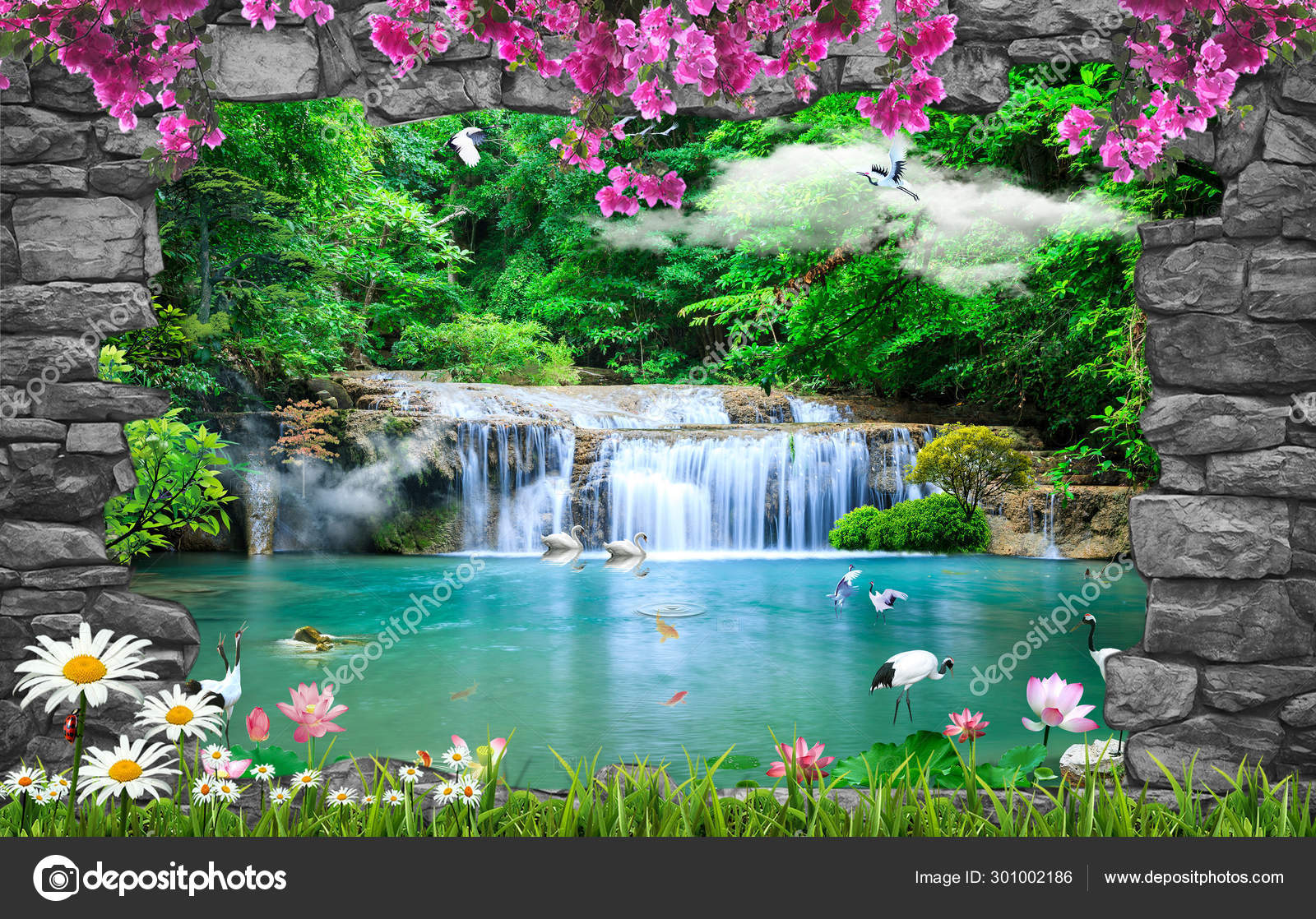 Amazing Nature Background Wallpaper Stock Photo by ©Zevahir 301002186