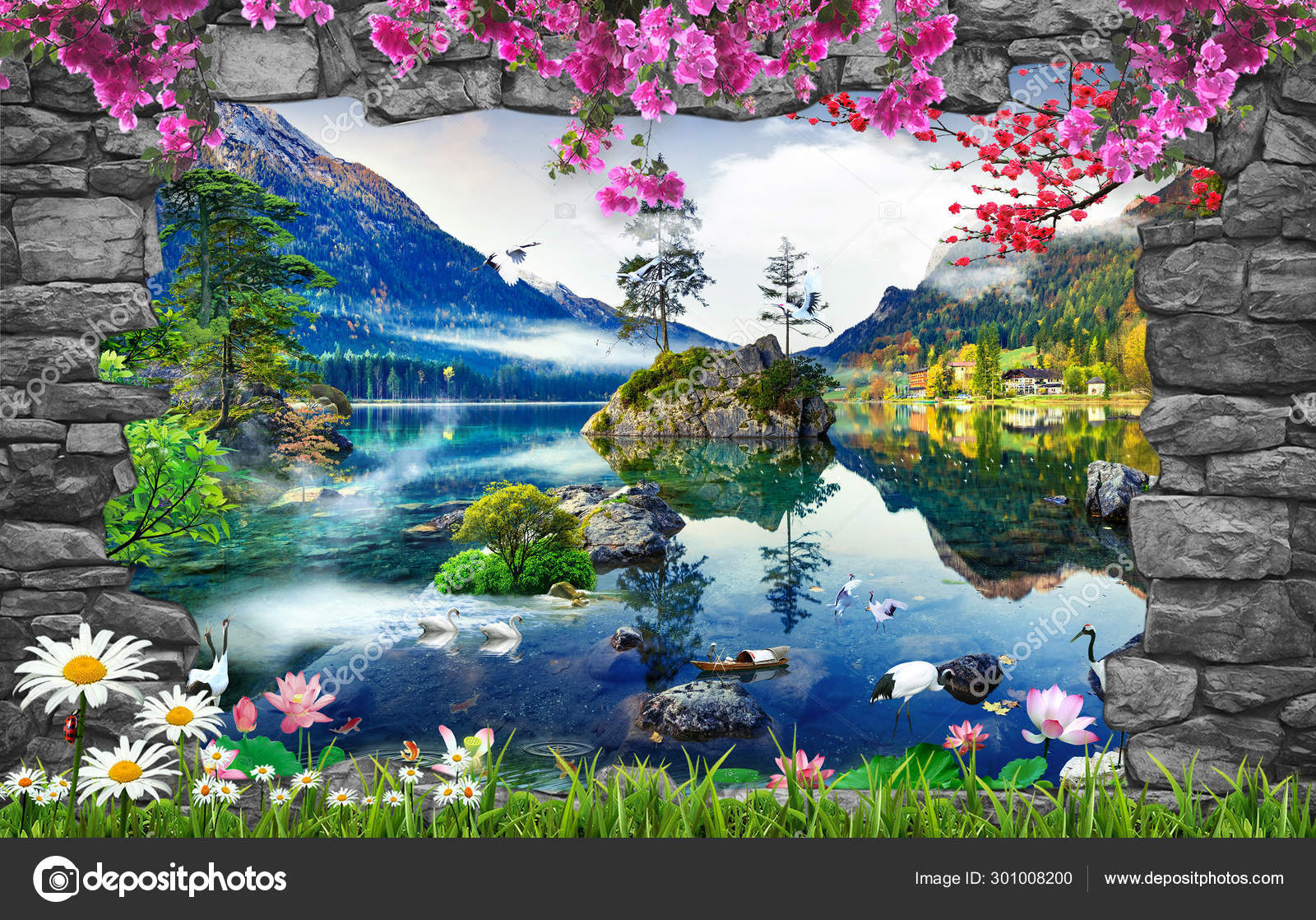 Amazing Nature Background Wallpaper Stock Photo by ©Zevahir 301008200