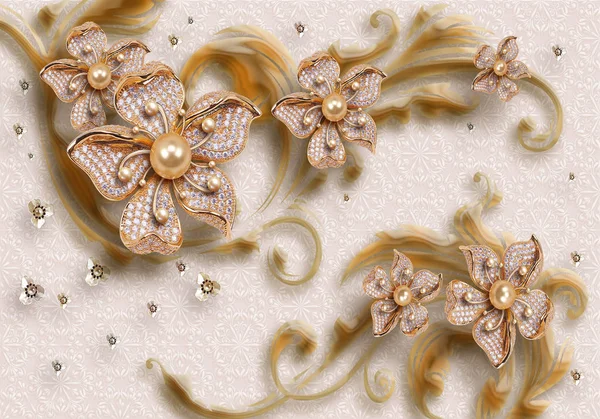 3d duvar kağıdı dekoratif arka plan