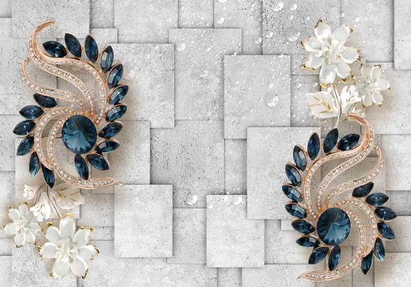 3d duvar kağıdı dekoratif arka plan