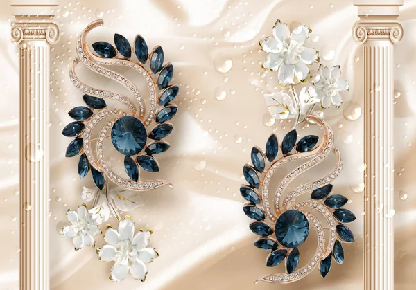 3d duvar kağıdı dekoratif arka plan