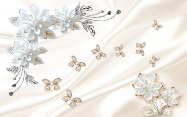 3d duvar kağıdı dekoratif arka plan