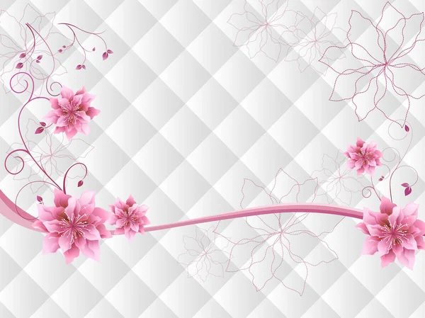 Цветок Небо Бабочки Цветок Дома Кирпичный Фон Стены — стоковое фото