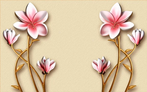 Květiny Motýl Oblohy Květina Domácí Cihlová Zeď Pozadí — Stock fotografie