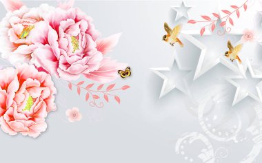 3D duvar kağıdı televizyon arkaplanı ve inanılmaz tasarım