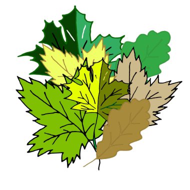 Yapraklardan kusursuz parlak desenler. Sarı, kırmızı, uçan ve dönen. Geçmişler, defterler, kitaplar için uygun