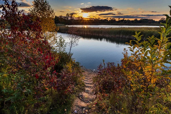 Sunset Rotary Park Photo Edson Inniss Www Edsoninnissphotography Com Стокове Фото