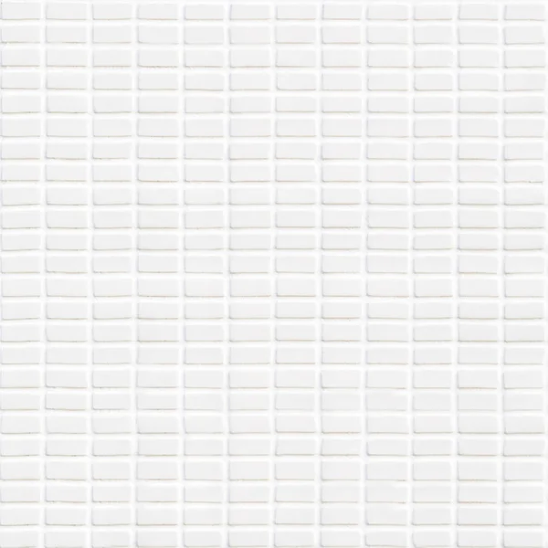 Белая керамическая плитка с очень маленькими прямоугольниками в квадратной форме — стоковое фото