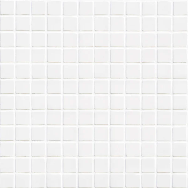 Λευκά κεραμικά κεραμίδια μικρά τετράγωνα σε τετράγωνη μορφή — Φωτογραφία Αρχείου