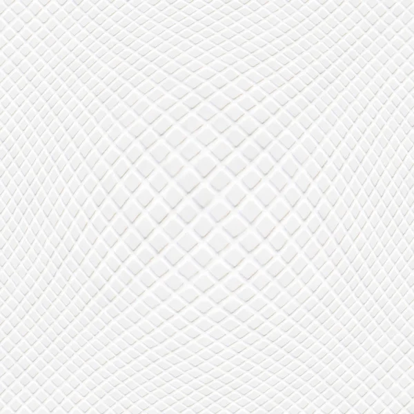 Weiße Keramikfliese kleine Quadrate in quadratischer Form mit einem großen 3D — Stockfoto