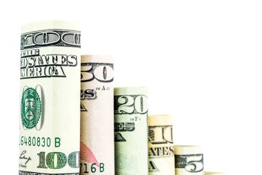 tüm Amerikan doları mezhep blokları yapılmış düşen adımlar