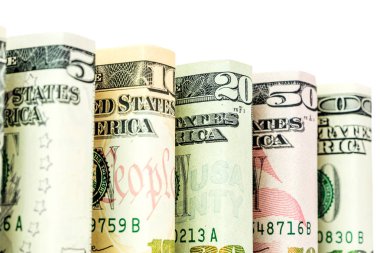 tüm mezheplerde bloklar şeklinde amerikan doları yakın çekim