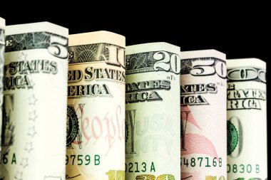 tüm mezheplerde bloklar şeklinde amerikan doları yakın çekim