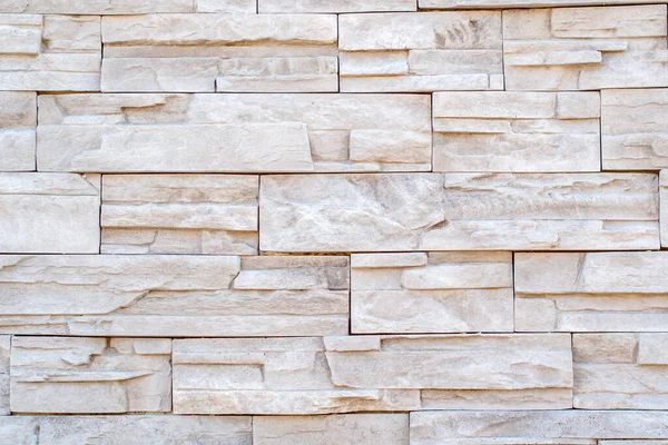 Muro Pietra Fatto Rocce Con Rettangoli Diverse Dimensioni — Foto Stock