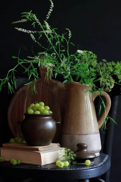 Modern Still Life Fruits Vegetables — Stock Photo, Image