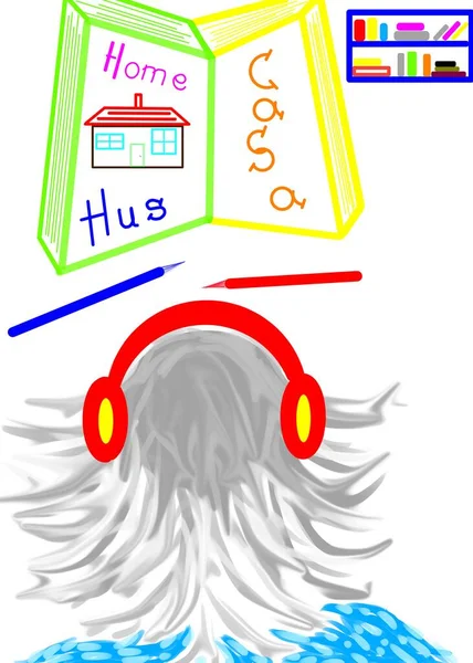 Norveççe ve İspanyolca renkli ev kelimeleri