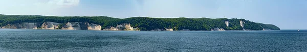 Panoramic View Chalk Coast Ruegen Cliffs Forest Germany — Stock Photo, Image