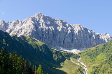 Porze, Carnic Alplerinde bir dağ, Doğu Tirol, Avusturya